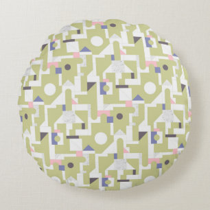 Building Blocks Round Cushion