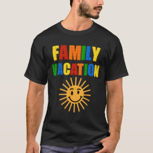 Building Bricks Family Vacation Matching Block Bui T-Shirt