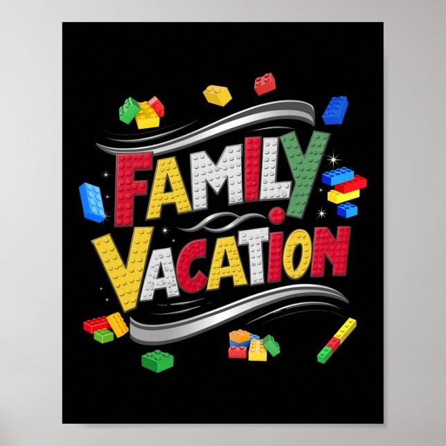 Building Bricks Family Vacation Matching Master Bu Poster (Front)