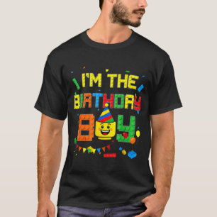 Building Bricks Im The Birthday Boy Blocks T-Shirt