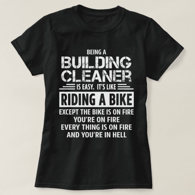 Building Cleaner T-Shirt (Design Front)