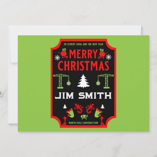 Building Construction Christmas (Front)