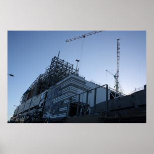 Building Construction Plant/Site  Poster/Print Poster