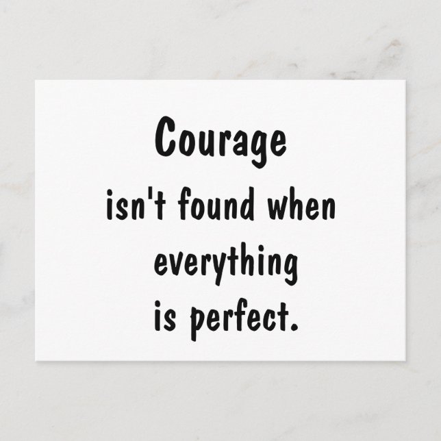 Building Courage Postcard (Front)