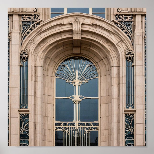 Building Door Exterior Poster (Front)