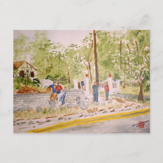 building dr middletons wall postcard