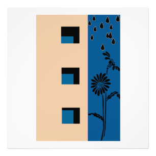 Building Flower Photo Print