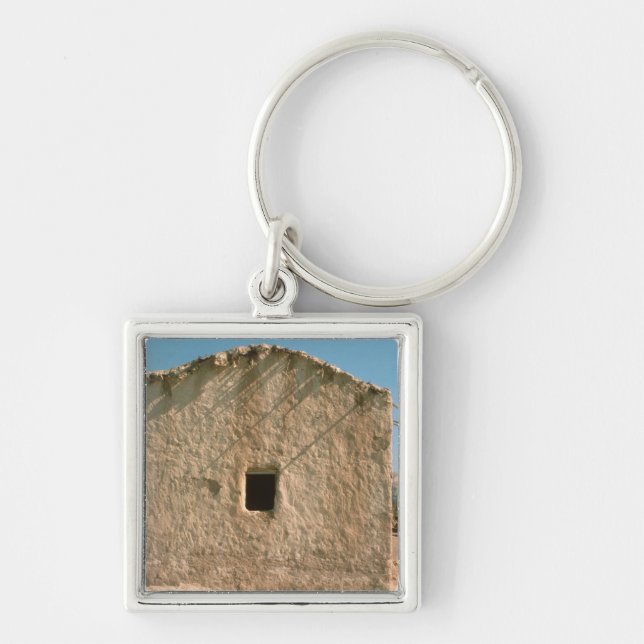 Building in Old Jericho Key Ring (Front)