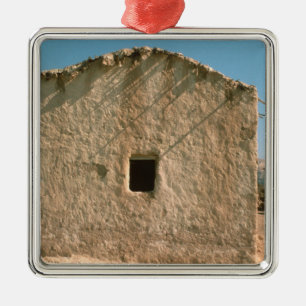 Building in Old Jericho Metal Ornament