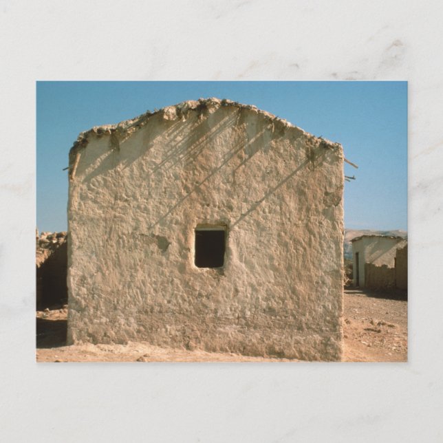 Building in Old Jericho Postcard (Front)