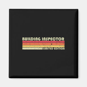 Building Inspector Funny Job Title Birthday Worker Magnet
