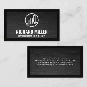 Building Logo   Stock Broker   Finance  Business Card