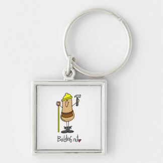 Building Nut T-shirts and Gifts Key Ring
