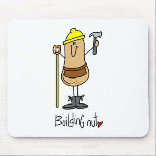 Building Nut T-shirts and Gifts Mouse Pad