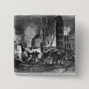 Building of Avenue de l'Opera 15 Cm Square Badge