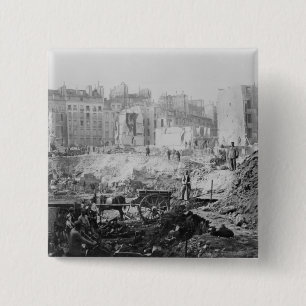Building of Avenue de l'Opera 15 Cm Square Badge