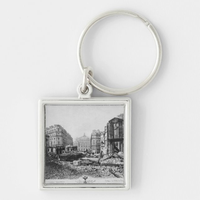Building of Avenue de l'Opera 2 Key Ring (Front)