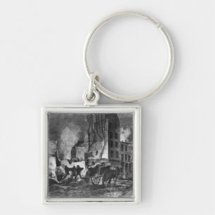 Building of Avenue de l'Opera Key Ring
