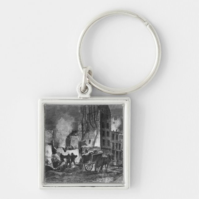 Building of Avenue de l'Opera Key Ring (Front)
