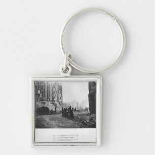 Building of Avenue de l'Opera Key Ring