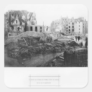 Building of Avenue de l'Opera Square Sticker