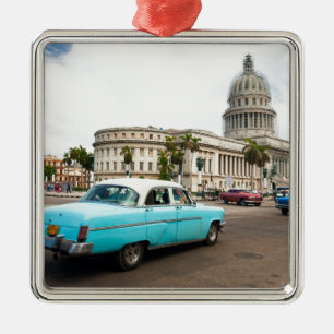 Building of Capitol in Havana Metal Ornament