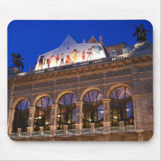 Building of Opera in Vienna city in Austria Mouse Pad