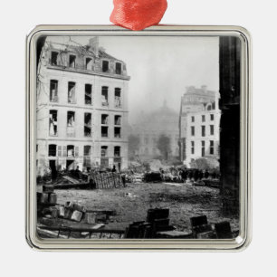 Building of the Avenue de l'Opera Metal Ornament