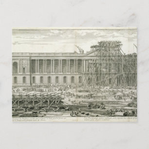 Building of the Main Entrance of the Louvre, Paris Postcard