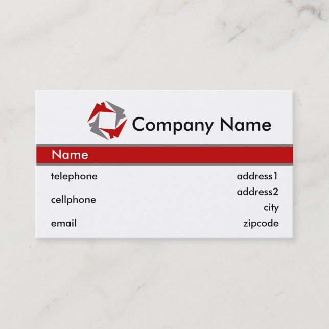 Building or Roofing Business Card Design (Front)