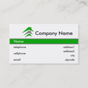 Building or Roofing Business Card Design