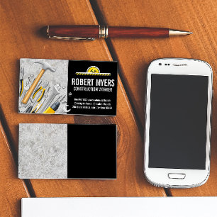 Building Repair Tools Construction Appointment Card