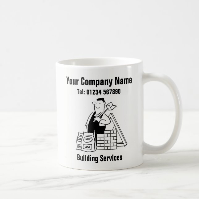 Building Services Cartoon Mug (Right)