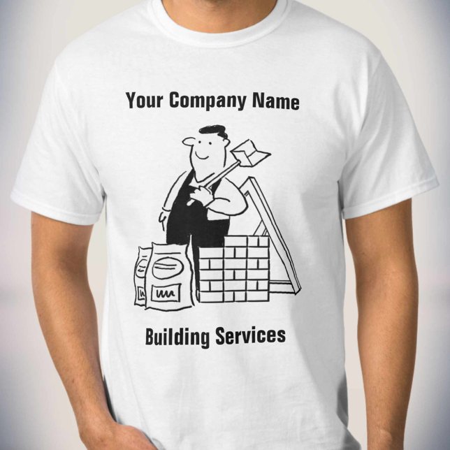Building Services Cartoon T-Shirt (Creator Uploaded)