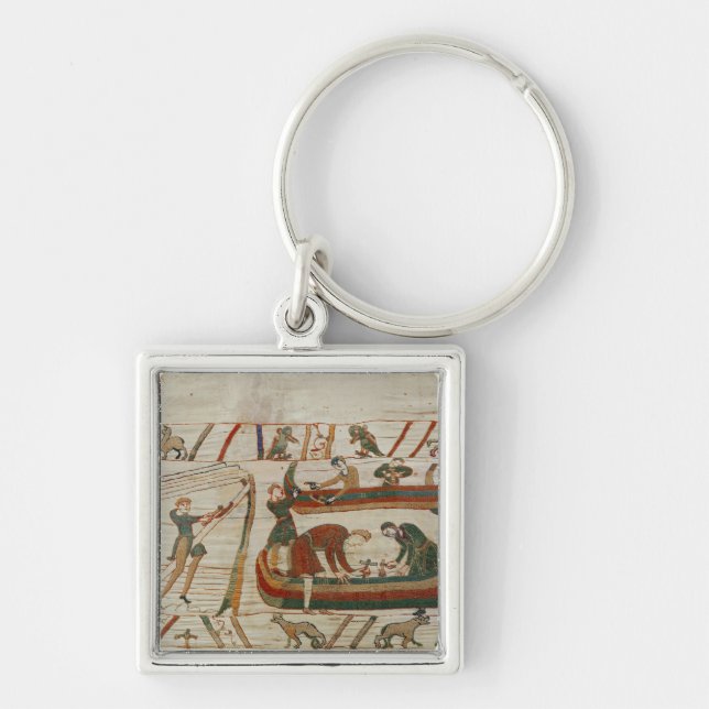 Building ships under the orders of Duke Key Ring (Front)