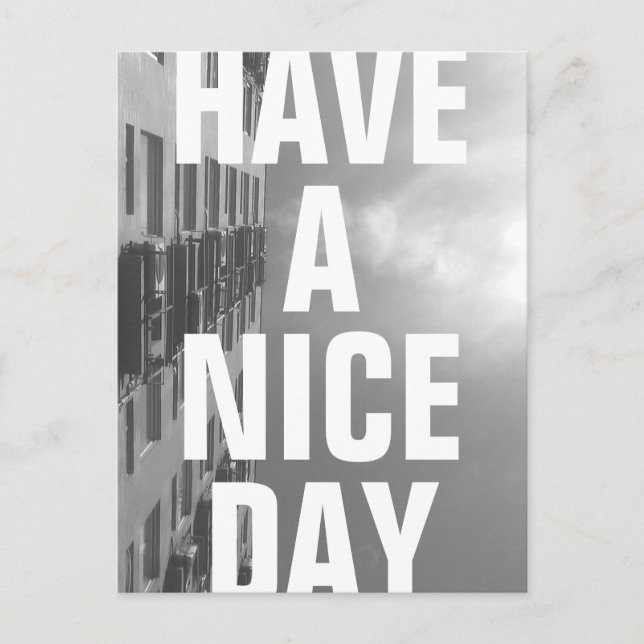 Building&Sky  Postcard (Front)