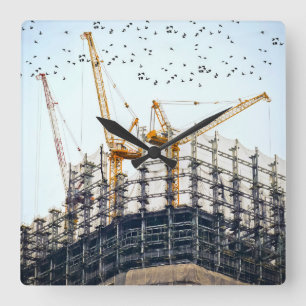 building square wall clock