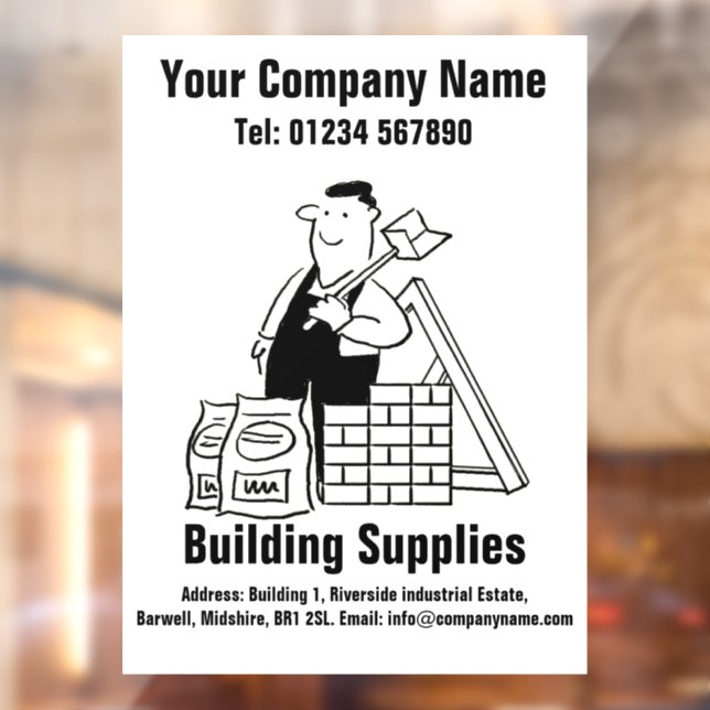 Building Supplies or Building Services (Sheet 2)