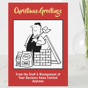 Building Supplies or House Builder Christmas Card