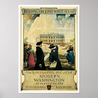 Building The First White House Poster