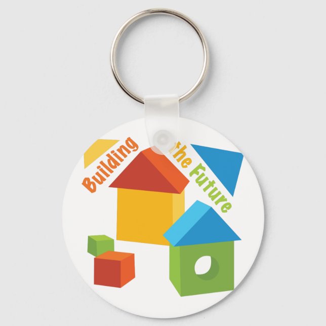 Building The Future Key Ring (Front)
