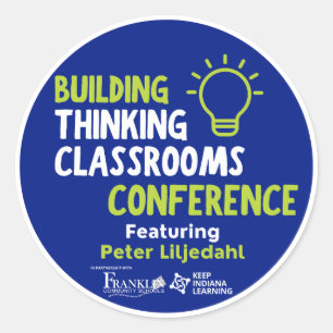 Building Thinking Classrooms Round Sticker #BTCC23