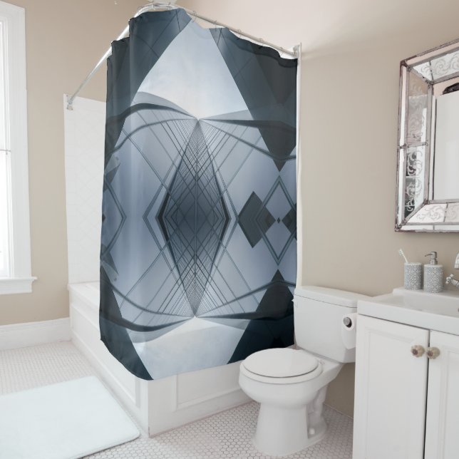 building tower shower curtain (In Situ)