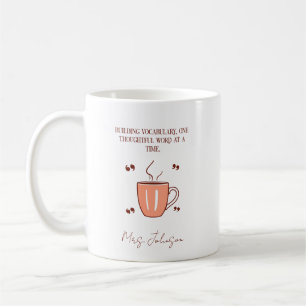Building Vocabulary English Teacher Coffee Mug
