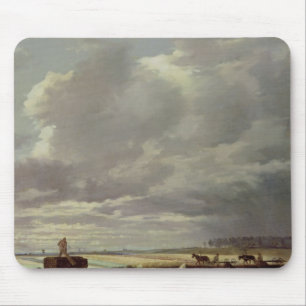 Building Work on a Railway Line, 1871 Mouse Pad