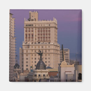 Buildings along Gran Via and Edificio Espana Magnet