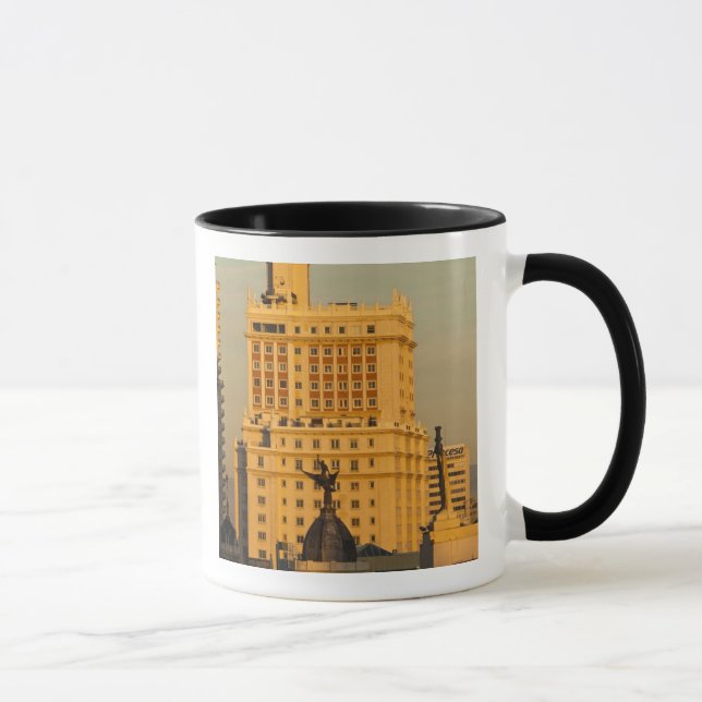 Buildings along Gran Via and Edificio Espana Mug (Right)