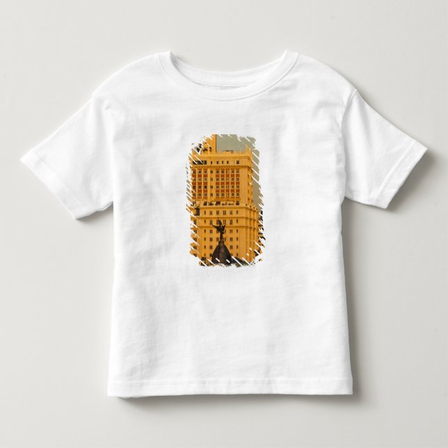 Buildings along Gran Via and Edificio Espana Toddler T-Shirt (Front)