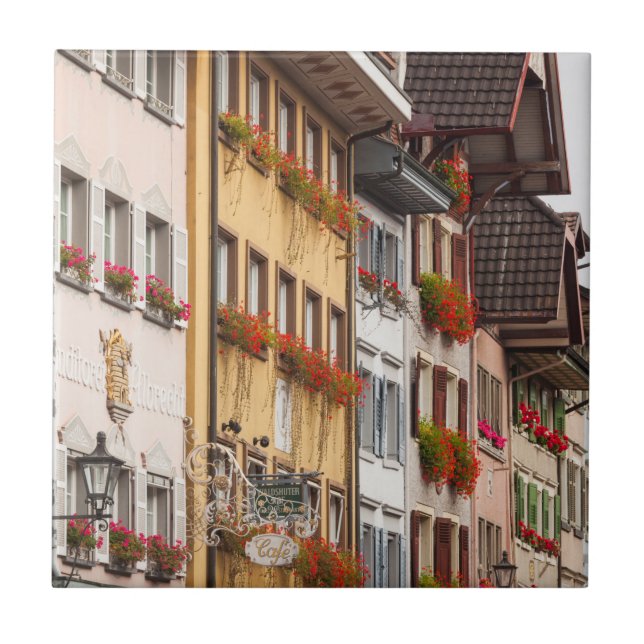 Buildings along Kaiserstrasse Ceramic Tile (Front)
