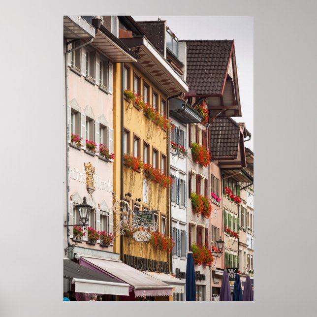 Buildings along Kaiserstrasse Poster (Front)